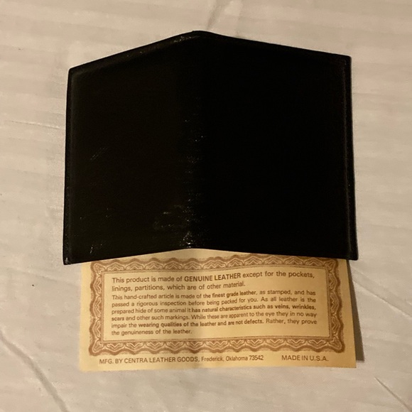 Vintage Genuine Leather Wallet with Original Certificate of Authenticity - Picture 4 of 11